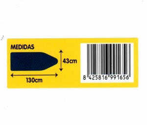 ETIQUETA PARA FUNDAS PLANCHA 130x43
Referencia: 7600000015 (Disponible)